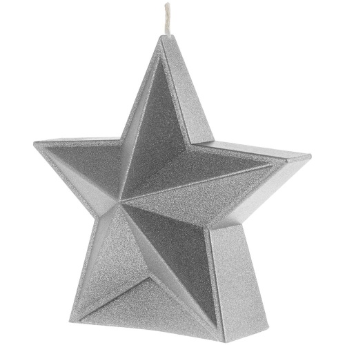 Свеча High Five, серебристая фото 2 Свеча High Five, серебристая фото 2