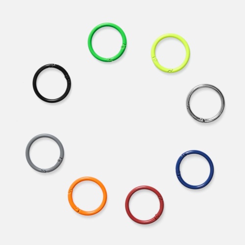 Карабин-кольцо Claus, L, зеленый неон фото 2 Карабин-кольцо Claus, L, зеленый неон фото 2