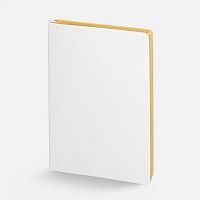 Ежедневник Nebraska Flex, недатированный, белый с золотистым