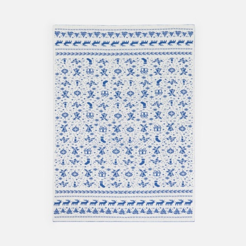 Плед Holidale, синий с молочным фото 6 Плед Holidale, синий с молочным фото 6