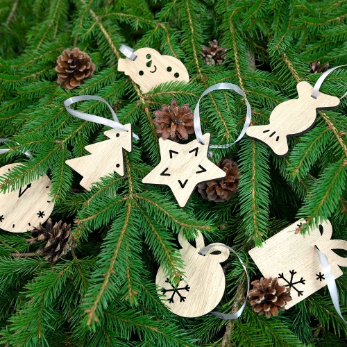 Деревянная подвеска Christmate, подарок фото 6 Деревянная подвеска Christmate, подарок фото 6