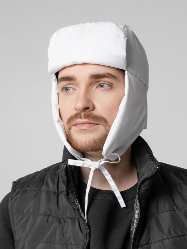 Шапка-ушанка Shelter, белая фото 12 Шапка-ушанка Shelter, белая фото 12