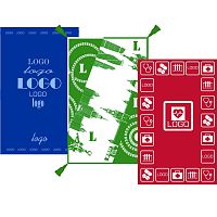 Плед на заказ Tricksy Net, 2 цвета, S, акрил