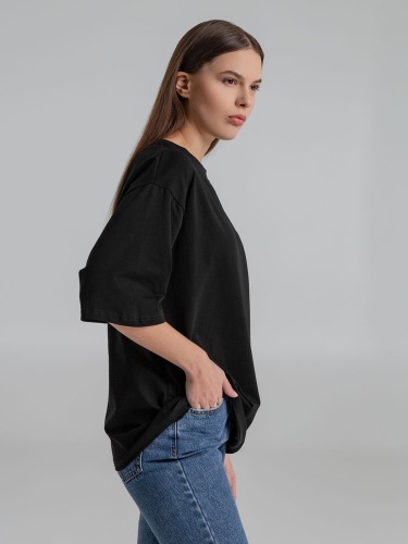 Футболка оверсайз Slope, черная фото 6