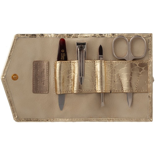 Маникюрный набор Snakeskin, золотистый фото 3 Маникюрный набор Snakeskin, золотистый фото 3