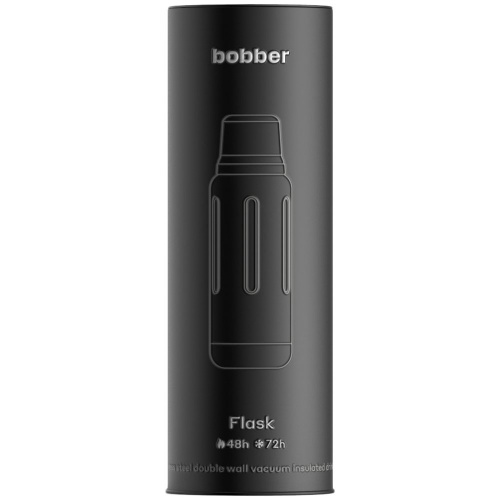 Термос Flask 1000, вакуумный, стальной зеркальный фото 6