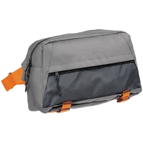 Поясная сумка с термовставкой Vikbelt, серая фото 3 Поясная сумка с термовставкой Vikbelt, серая фото 3