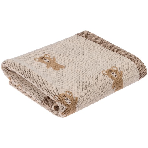 Плед детский с мишками Beastie Toys, бежевый фото 5 Плед детский с мишками Beastie Toys, бежевый фото 5