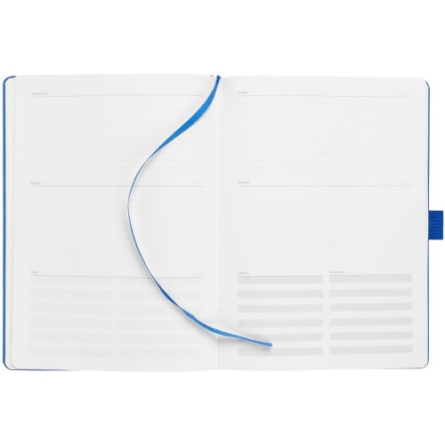 Еженедельник Lucky, недатированный, светло-синий фото 7