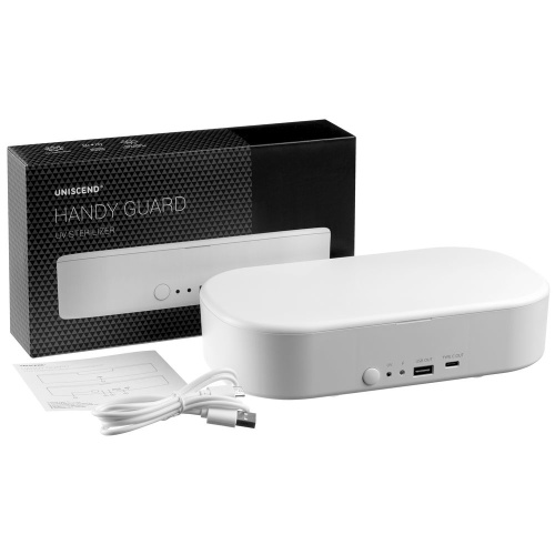 Стерилизатор c беспроводной зарядкой Handy Guard, белый фото 14