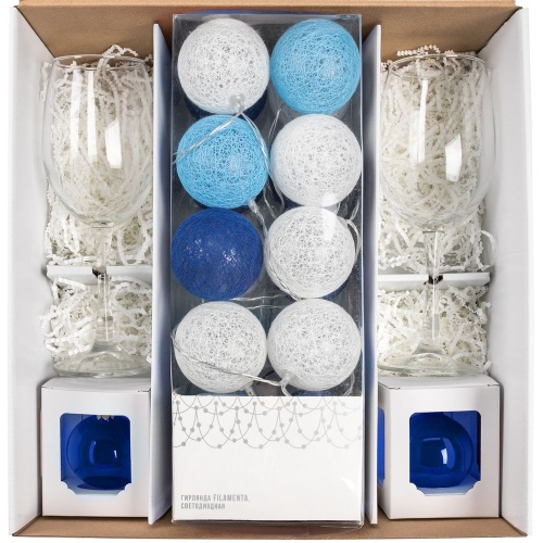 Набор Merry Moments для вина, синий фото 4 Набор Merry Moments для вина, синий фото 4