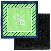 Шеврон на липучке «Проценты»