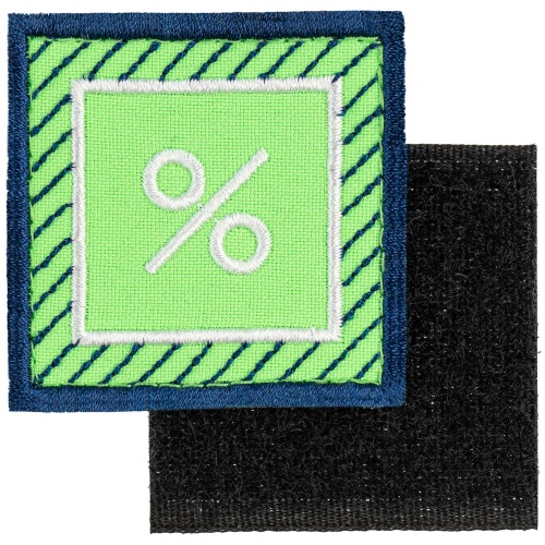 Шеврон на липучке «Проценты» Шеврон на липучке «Проценты»