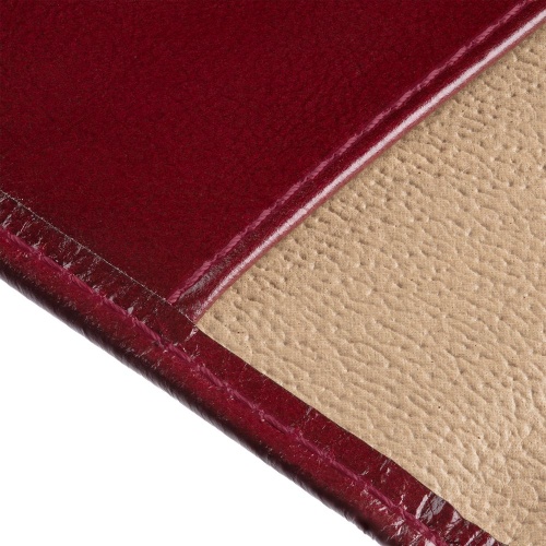 Обложка для паспорта Signature, бордовая фото 5