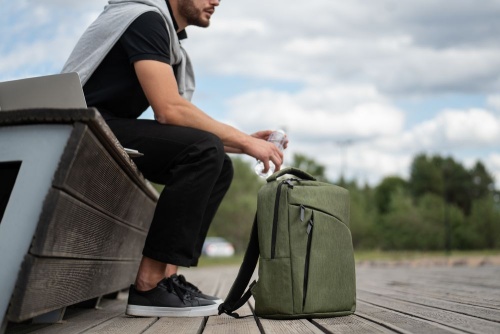 Рюкзак для ноутбука Onefold, хаки фото 9 Рюкзак для ноутбука Onefold, хаки фото 9