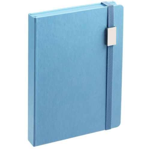 Ежедневник New Factor Metal, голубой Ежедневник New Factor Metal, голубой