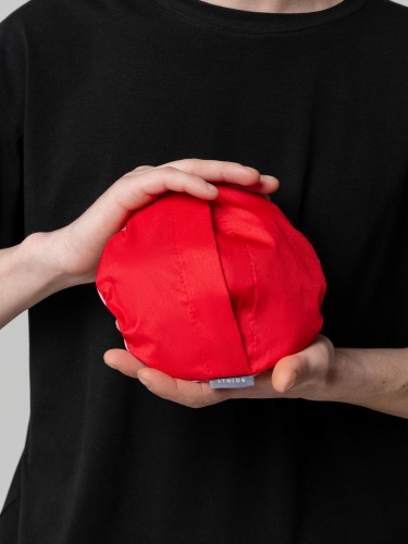 Панама складная Orust, красная, с водоотталкивающей пропиткой фото 7 Панама складная Orust, красная, с водоотталкивающей пропиткой фото 7