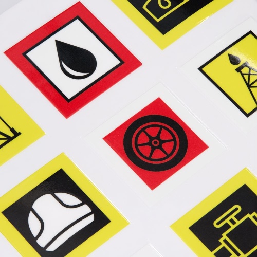 Стикерпак UV-DTF Industry, нефть фото 2