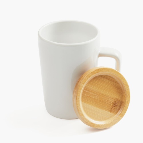 Кружка Vierra с крышкой-костером, белая фото 2