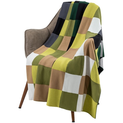 Плед Farbe, зеленый фото 3