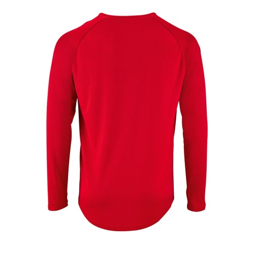 Футболка с длинным рукавом Sporty LSL Men, красная фото 3 Футболка с длинным рукавом Sporty LSL Men, красная фото 3