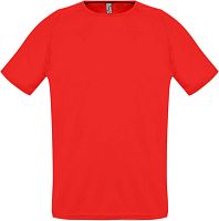 Футболка унисекс Sporty 140, красная