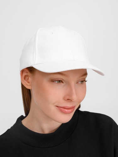 Бейсболка Apollo, белая фото 3 Бейсболка Apollo, белая фото 3