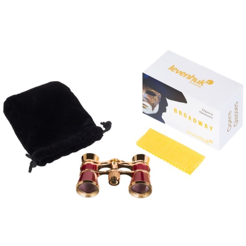 Театральный бинокль Broadway 325B, красный фото 3
