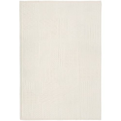 Плед Snippet, молочно-белый фото 3