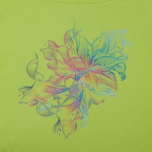 Футболка женская Vibrance, зеленое яблоко фото 3