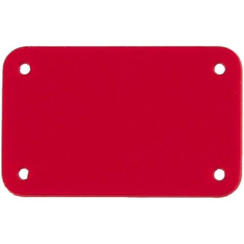 Лейбл из ПВХ Kreta, S, красный фото 2 Лейбл из ПВХ Kreta, S, красный фото 2