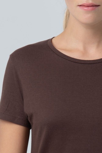 Футболка женская Miss 150, шоколадно-коричневая фото 8