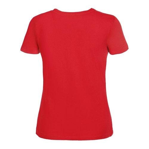 Футболка женская Carmen and Carwoman, красная фото 3