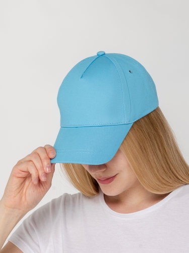 Бейсболка Convention, голубая фото 7 Бейсболка Convention, голубая фото 7