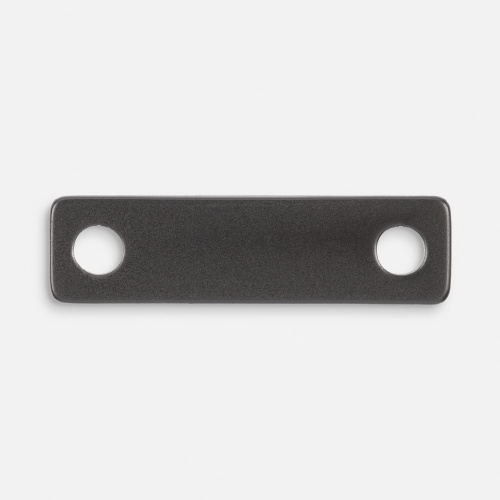 Шильдик металлический Alfa Liten, серый металлик