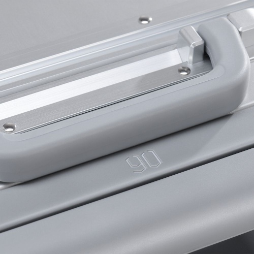 Чемодан Metal Luggage, серебристый фото 8