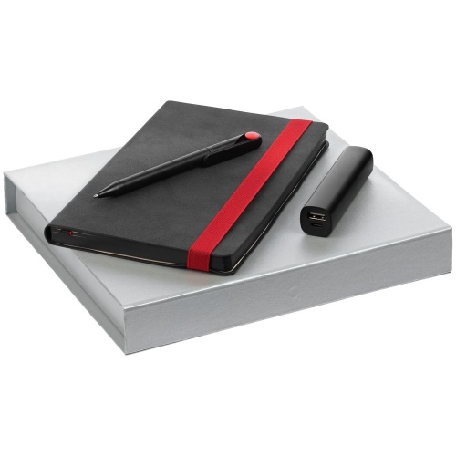 Набор Velours, черный с красным Набор Velours, черный с красным