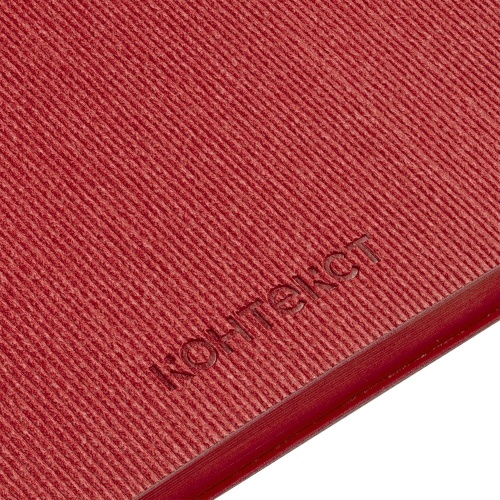 Ежедневник Ridge, недатированный, красный фото 6