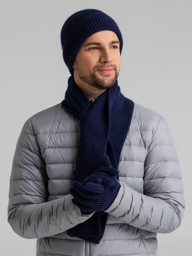 Шапка Bernard, темно-синяя фото 9 Шапка Bernard, темно-синяя фото 9