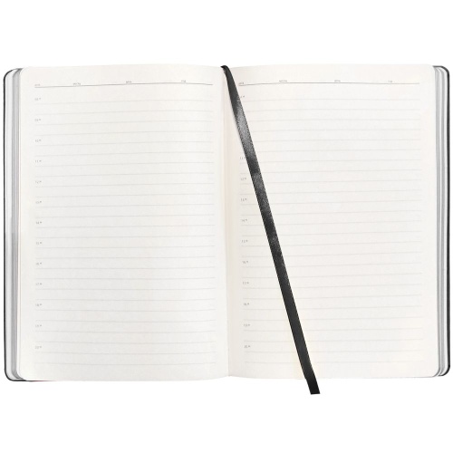 Ежедневник Shall Light, недатированный, черный фото 6 Ежедневник Shall Light, недатированный, черный фото 6