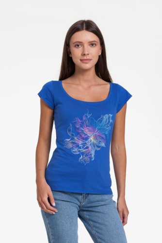 Футболка женская Vibrance, ярко-синяя (royal) Футболка женская Vibrance, ярко-синяя (royal)