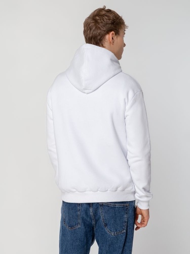 Толстовка с капюшоном Unit Kirenga Heavy, белая фото 14 Толстовка с капюшоном Unit Kirenga Heavy, белая фото 14