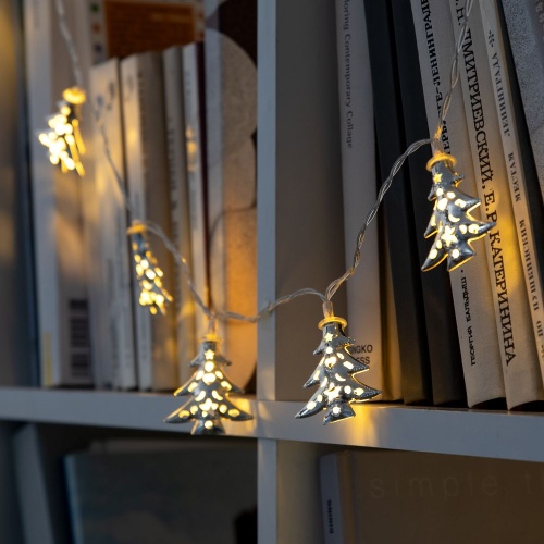 Светодиодная гирлянда Silver Lights, серебристая фото 3