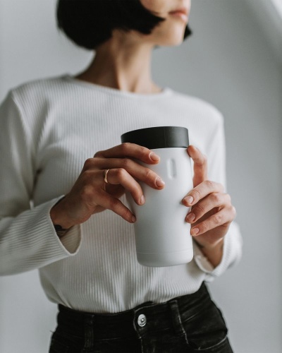 Термостакан Tumbler 350, вакуумный, белый фото 8 Термостакан Tumbler 350, вакуумный, белый фото 8