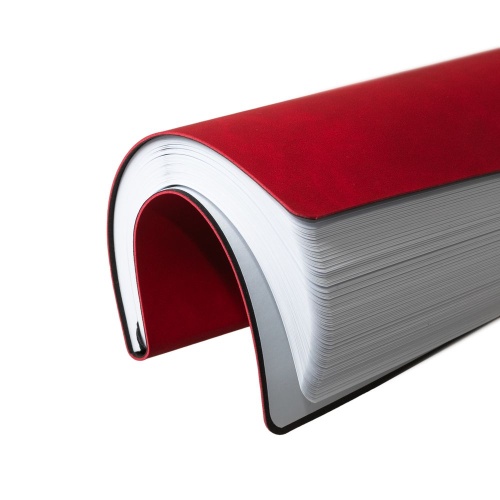 Ежедневник Nubuck Touch, недатированный, красный фото 3