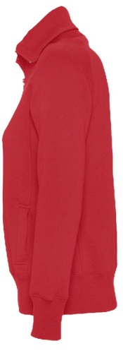 Толстовка женская на молнии Soda 280 красная фото 4