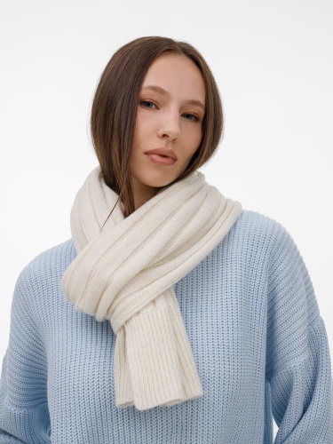 Шарф Bellish, белый (ванильный) фото 3