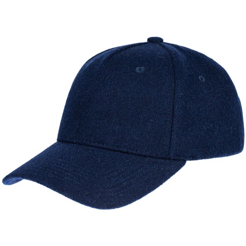 Бейсболка Woolridge, темно-синяя Бейсболка Woolridge, темно-синяя