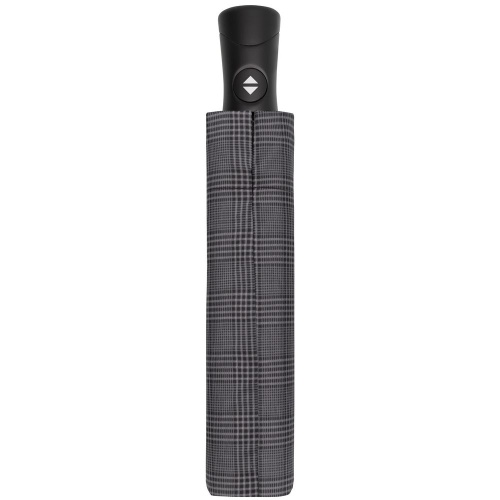 Складной зонт Fiber Magic Superstrong, серый в клетку фото 3 Складной зонт Fiber Magic Superstrong, серый в клетку фото 3