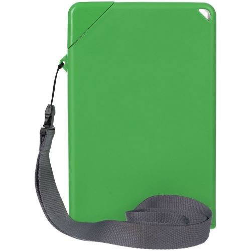 Плоская бутылка для воды Flacon, зеленая фото 2